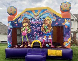 barbie bounce house 1712598818 It's a Girl Thing Bounce House