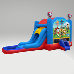 Paw Patrol Bounce House Combo (Water or Dry Slide)