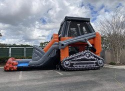 b974c9df9a20e6b93165c4f2fc3464cf 1718311752 Skid Loader Bounce House (Water or Dry Slide)