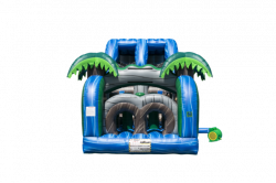 I1136 38 Ft Nile River Run Wet Dry Obstacle Course HR 01 170758340 1 Tidal Rush Obstacle 45ft Double Lane (Water or Dry Slide)