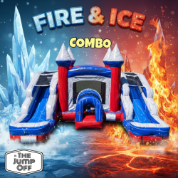 Fire & Ice Double Slide Combo (Water or Dry Slide)