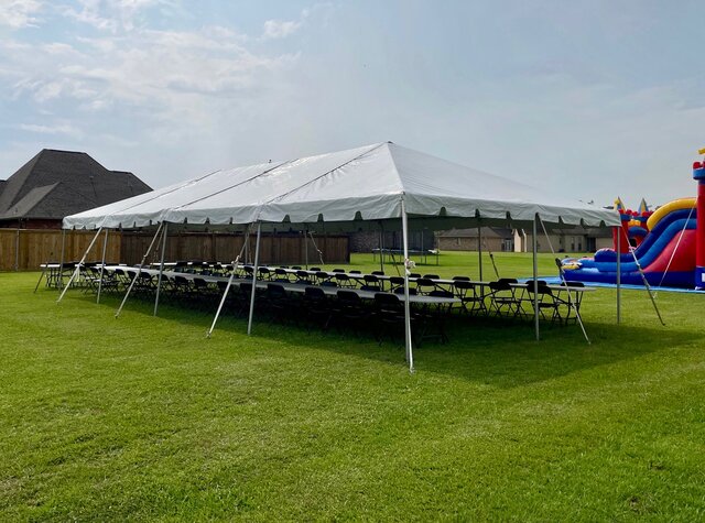 Tent rental installed by The Jump Off