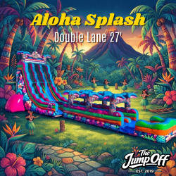 Aloha Splash Double Lane 27ft with Slip and Slide