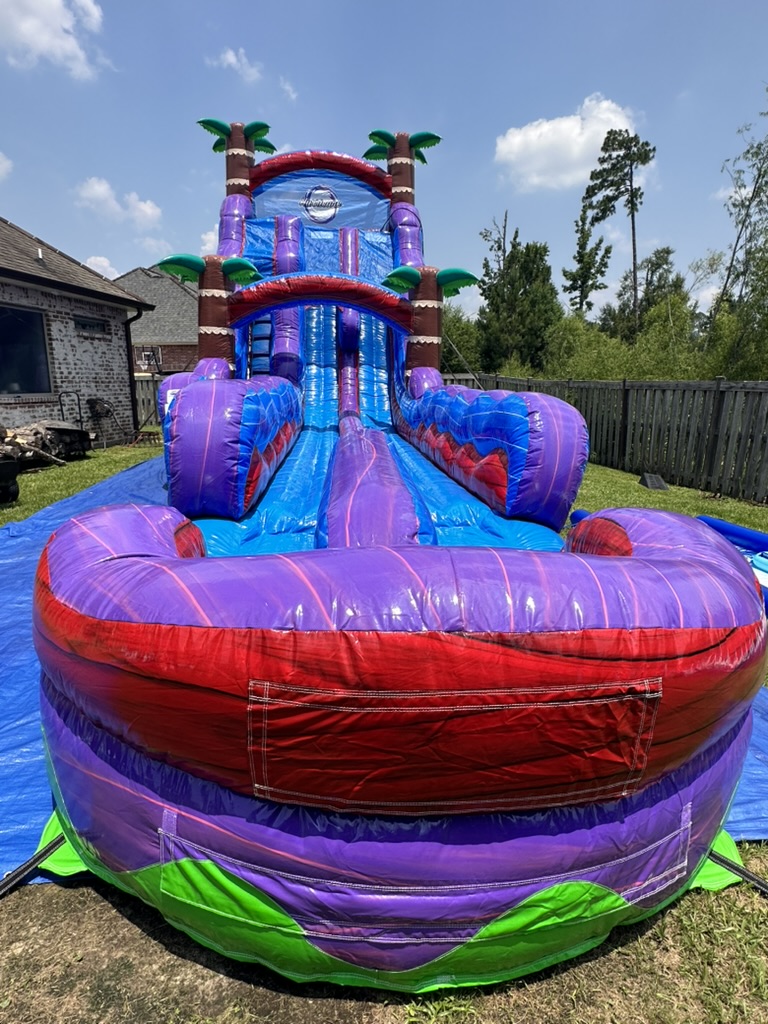 Water slide rental at Bedico Creek in Madisonville LA